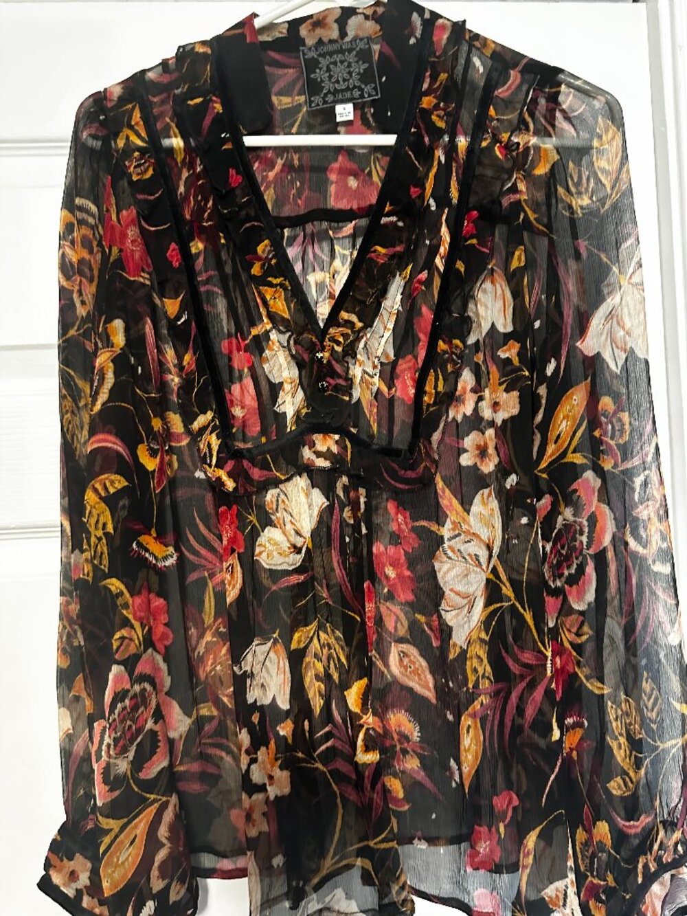 Johnny Was Silk Blouse